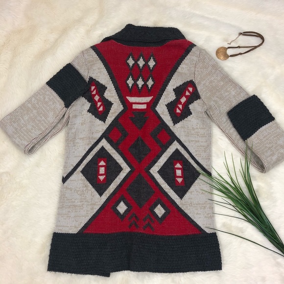 ecote-sweaters-urban-outfitters-ecote-tribal-pattern-cardigan